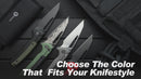 CIVIVI Sentinel Strike Flipper & Button Lock Knife Aluminum & FRN Handle (3.7" K110 Blade) C22025B-2