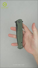 CIVIVI RS71 Flipper & Thumb Stud Knife Micarta Handle (4" Nitro-V Blade) C23025-3
