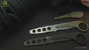 CIVIVI Varius Fixed Blade Knife G10 Handle (3.26" D2 Dull Trainer Blade) C22009C-1