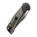 CIVIVI Dogma Flipper Knife Brass Handle (3.46" Damascus Blade) C2005DS-1