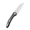 CIVIVI Hadros Thumb Stud Knife Micarta Handle (3.35" 10Cr15CoMoV Blade) C20004-1