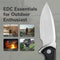 CIVIVI Mini Praxis Flipper Knife G10 Handle (2.98" D2 Blade) C18026C-2, With No Free GIFT