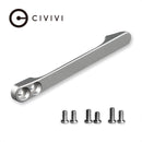 CIVIVI Titanium Pocket Clip with 6PCS Titanium screws T001C