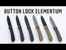 CIVIVI Button Lock Elementum Pocket Knife Carbon Fiber Handle (3.47" Damascus Blade) C2103DS-3