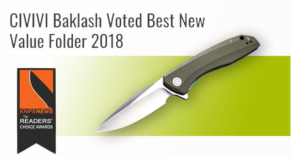 Baklash — KNIFENEWS Best New Value Folder 2018 - CIVIVI