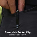 CIVIVI Faeger Flipper & Thumb Stud & Button Lock Knife Milled Ivory G10 Handle (2.98" Damascus Blade) C24031-DS1