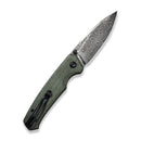 CIVIVI Altus Button Lock & Thumb Stud Knife Micarta Handle (2.97" Damascus Blade) C20076 - DS1 - CIVIVI