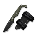 CIVIVI SŌKN Fixed Blade Knife OD Green G10 Handle (2.82" Black Stonewashed Nitro-V Blade ) C22027D Sample1