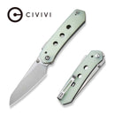CIVIVI Vision FG Thumb Stud & Superlock Knife G10 Handle (3.54" Nitro-V Blade) C22036-2