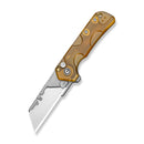 CIVIVI Pulsara Utility Flipper & Button Lock Knife Ultem Handle (2.44" Stonewashed S/S Blade Holder Plain 6Cr13 Blade) C24041F Sample2
