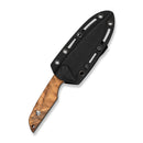 CIVIVI Grym Fixed Blade Knife Olive Wood Handle (4.47" Satin Finished Nitro-V Blade) C25014A Sample1