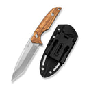 CIVIVI Grym Fixed Blade Knife Olive Wood Handle (4.47" Satin Finished Nitro-V Blade) C25014A Sample1