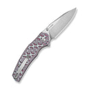 CIVIVI Aplomb Flipper & Thumb Stud Knife  Micarta Handle (3.39" Satin Finished Nitro-V Blade) C25107 Sample2