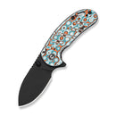 CIVIVI Squib Flipper & Thumb Stud Knife Micarta Handle (2.28" Black Stonewashed Nitro-V Blade) C25117 Sample2