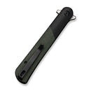 CIVIVI Estoc Flipper Knife G10 /  Canvas Micarta Handle (4.1" Black Stonewashed Nitro-X7 Blade, Satin Flat) C26009 Sample1