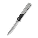 CIVIVI Estoc Flipper Knife G10/ Fiberglass Fabric Handle (4.1" Satin Finished Nitro-X7 Blade) C26009 Sample2