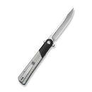CIVIVI Estoc Flipper Knife G10/ Fiberglass Fabric Handle (4.1" Satin Finished Nitro-X7 Blade) C26009 Sample2