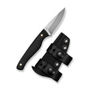 CIVIVI The Flydown Fixed Blade Knife Black Canvas Micarta Handle (2.74" Satin Finished 14C28N Blade) C26015 Sample2