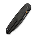 CIVIVI ELITE Penumbra Thumb Stud & Top Liner Lock Knife Black Titanium Handle (3.44" Black Stonewashed CPM S35VN Blade) CE26030 Sample1