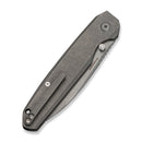 CIVIVI ELITE Penumbra Thumb Stud & Top Liner Lock Knife Gray Titanium Handle (3.44" Black Stonewashed CPM S35VN Blade) CE26030 Sample2