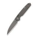 CIVIVI ELITE Penumbra Thumb Stud & Top Liner Lock Knife Gray Titanium Handle (3.44" Black Stonewashed CPM S35VN Blade) CE26030 Sample2