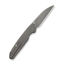 CIVIVI ELITE Penumbra Thumb Stud & Top Liner Lock Knife Gray Titanium Handle (3.44" Black Stonewashed CPM S35VN Blade) CE26030 Sample2