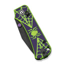 CIVIVI Baby Banter 2 - Spooky Thumb Stud & Crossbar Lock Knife Purple and Green G10 Handle (2.34" Black Stonewashed 14C28N Blade) C24074B-1