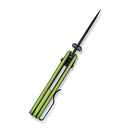 CIVIVI Baby Banter 2 - Spooky Thumb Stud & Crossbar Lock Knife Purple and Green G10 Handle (2.34" Black Stonewashed 14C28N Blade) C24074B-1