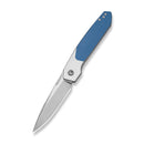 CIVIVI Brr15 Light Flipper Knife White & Blue G10 Handle (3.2" Satin Finished Nitro-V Blade) C25063-1
