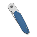 CIVIVI Brr15 Light Flipper Knife White & Blue G10 Handle (3.2" Satin Finished Nitro-V Blade) C25063-1