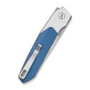 CIVIVI Brr15 Light Flipper Knife White & Blue G10 Handle (3.2" Satin Finished Nitro-V Blade) C25063-1