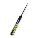 CIVIVI Brr15 Light Flipper Knife Black & Neon Green G10 Handle (3.2" Black Stonewashed Nitro-V Blade) C25063-2