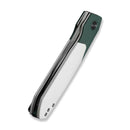 CIVIVI Brr15 Light Flipper Knife Teal Green & White G10 Handle (3.2" Satin Finished Nitro-V Blade) C25063-4