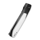 CIVIVI Brr15 Light Flipper Knife Black & White G10 Handle (3.2" Damascus Blade) C25063-DS1