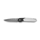 CIVIVI Brr15 Light Flipper Knife Black & White G10 Handle (3.2" Damascus Blade) C25063-DS1