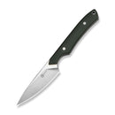 CIVIVI High Grass Field Knife Hunting Fixed Blade Knife Green Canvas Micarta Handle (2.93" Satin Finished 14C28N Blade) C25084-2, With 1PC Black Lanyard, Black Kydex Sheath & T-Clip