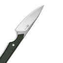 CIVIVI High Grass Field Knife Hunting Fixed Blade Knife Green Canvas Micarta Handle (2.93" Satin Finished 14C28N Blade) C25084-2, With 1PC Black Lanyard, Black Kydex Sheath & T-Clip