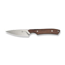 CIVIVI High Grass Field Knife Hunting Fixed Blade Guibourtia Wood Handle (2.93" Stonewashed 14C28N Blade) C25084-3, With 1PC Black Lanyard, Black Kydex Sheath & T-Clip