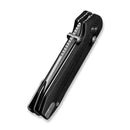 CIVIVI Lil Yonder Thumb Stud & Crossbar Lock Knife Black G10 Handle (2.44" Stonewashed 14C28N Blade) C25025B-1