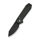CIVIVI Lil Yonder Thumb Stud & Crossbar Lock Knife Dark Green Canvas Micarta Handle (2.44" Black Stonewashed 14C28N Blade) C25025B-2