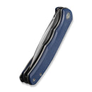CIVIVI Mini Praxis Flipper Knife Blue Canvas Micarta Handle (2.98" Satin Finished D2 Blade) C18026C-6