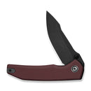 CIVIVI Ryson-E Thumb Stud Knife Burgundy G10 Handle (3.32" Black Stonewashed 14C28N Blade) C25097-1