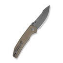 CIVIVI Ryson-E Thumb Stud Knife Tan G10 Handle (3.32" Gray Stonewashed 14C28N Blade) C25097-2