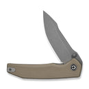 CIVIVI Ryson-E Thumb Stud Knife Tan G10 Handle (3.32" Gray Stonewashed 14C28N Blade) C25097-2