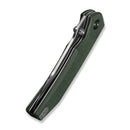 CIVIVI Ryson-E Thumb Stud Knife Green Canvas Micarta Handle (3.32" Satin Finished 14C28N Blade) C25097-3