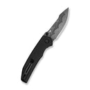 CIVIVI Ryson-E Thumb Stud Knife Black Canvas Micarta Handle (3.32" Damascus Blade) C25097-DS1