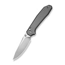 CIVIVI ELITE Tessera Thumb Stud & Crossbar Lock Knife Diamond Patterned Gray Aluminum Handle (3.37" Satin Finished CPM S35VN Blade) CE26029-1