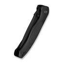 CIVIVI Vyrent Flipper & Thumb Stud Knife Black G10 Contoured Handle (3.48" Black Stonewashed Nitro-X7 Blade) C25037-1