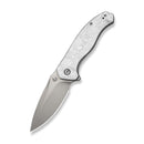 CIVIVI Vyrent Flipper & Thumb Stud Knife G10 With Aluminum Foil Contoured Handle (3.48" Stonewashed Nitro-X7 Blade) C25037B-1