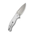 CIVIVI Vyrent Flipper & Thumb Stud Knife G10 With Aluminum Foil Contoured Handle (3.48" Stonewashed Nitro-X7 Blade) C25037B-1